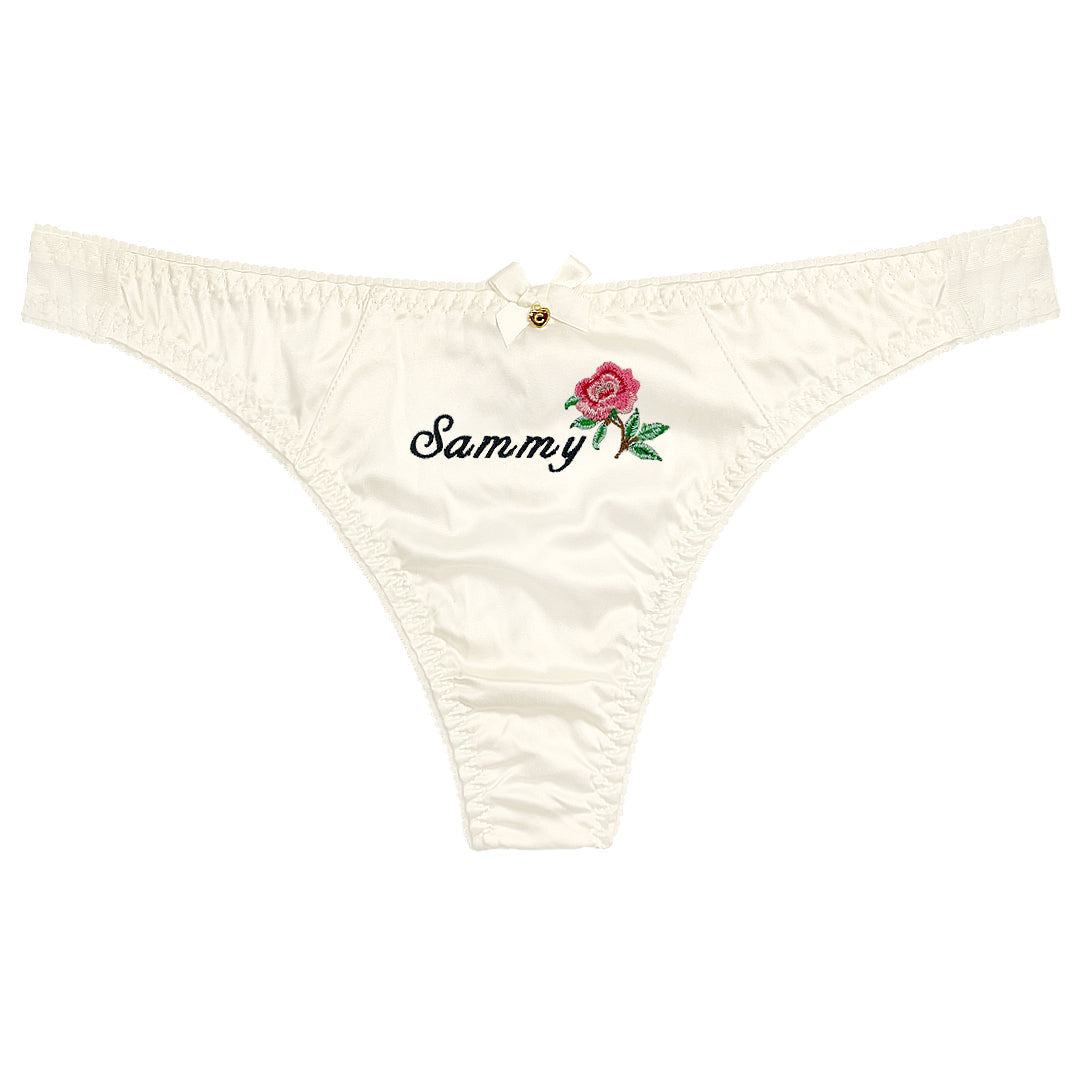 Wild Rose: Personalised Audrey Knickers