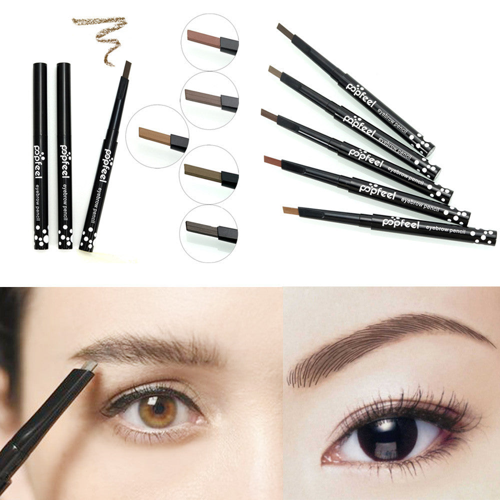 Popfeel maquiagem1 Single-head Rotary Brake Eyebrow Lasting Waterproof Not Blooming Easy To Color Dropship