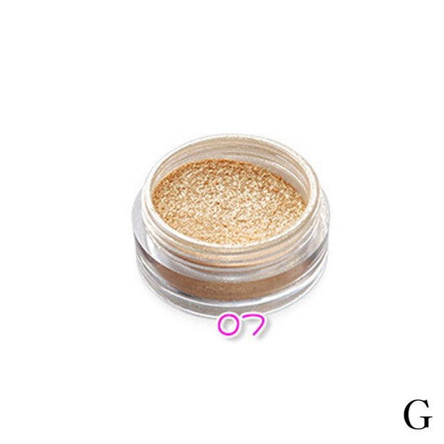 Eye Make Up Face Brighten Highlighter Shining Shimmer Powder Pigment 12 Color Glitter Eyeshadow Palette Cosmetics Salon #622