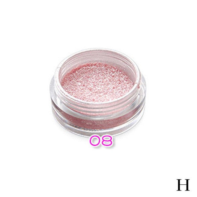 Eye Make Up Face Brighten Highlighter Shining Shimmer Powder Pigment 12 Color Glitter Eyeshadow Palette Cosmetics Salon #622