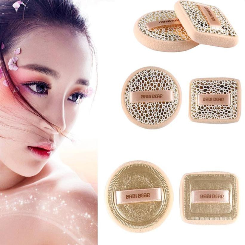 1Set Soft Cleaning Makeup puff Facial Face Makeup Cosmetic Professional Sponge Makeup Foundation Puff 2*
