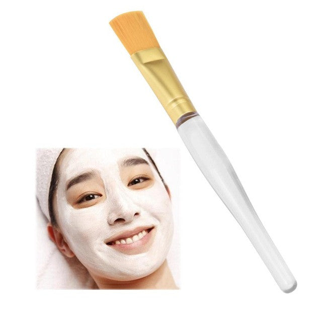 2017 Hot Sale Transparent Handle Facial Face Mud Mask Mixing Brush Cosmetic Makeup Brushes Professional pincel de maquiagem
