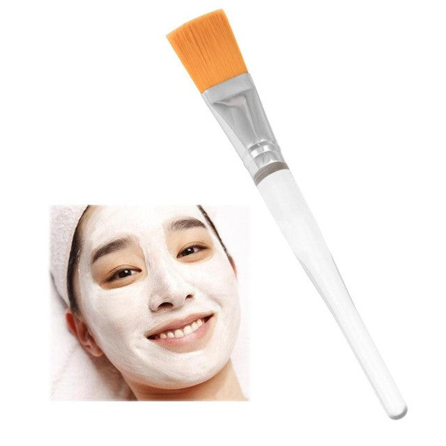 2017 Hot Sale Transparent Handle Facial Face Mud Mask Mixing Brush Cosmetic Makeup Brushes Professional pincel de maquiagem
