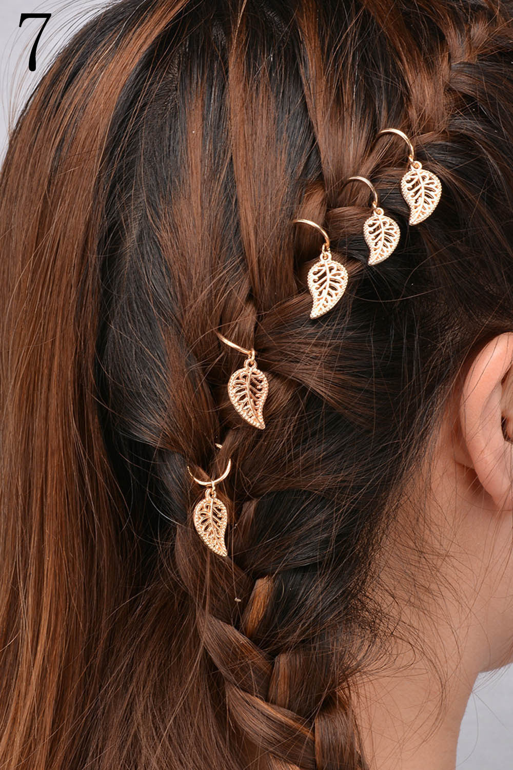 Gold Silver Ring Hair Clip Pin