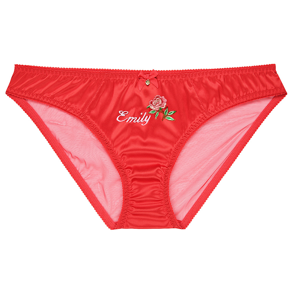 Wild Rose: Personalised Audrey Knickers