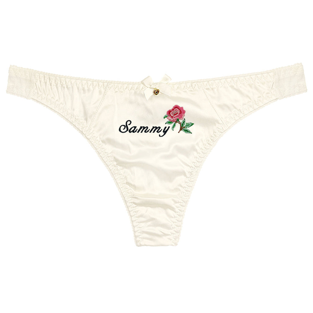 Wild Rose: Personalised Audrey Knickers