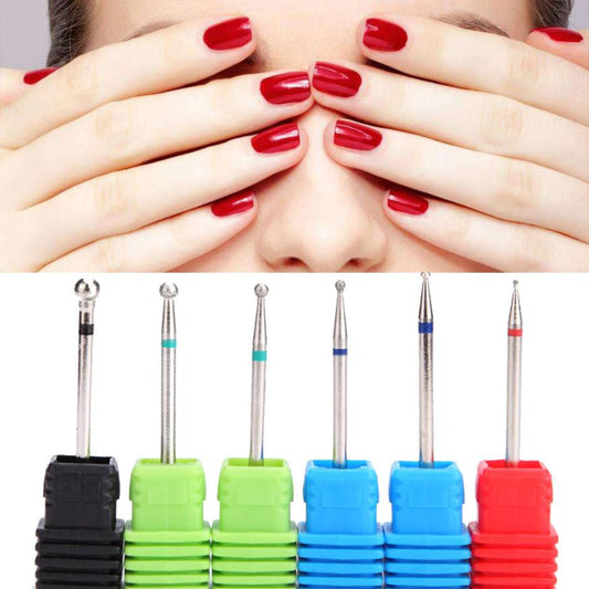 Tungsten steel  Nozzle Nail Art Drill Bit Mill Cutter For Nail Electric Drill Manicure Machine Device Accessory Remove Acrylic