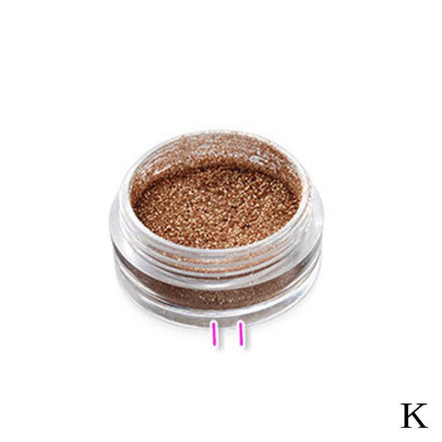 Eye Make Up Face Brighten Highlighter Shining Shimmer Powder Pigment 12 Color Glitter Eyeshadow Palette Cosmetics Salon #622
